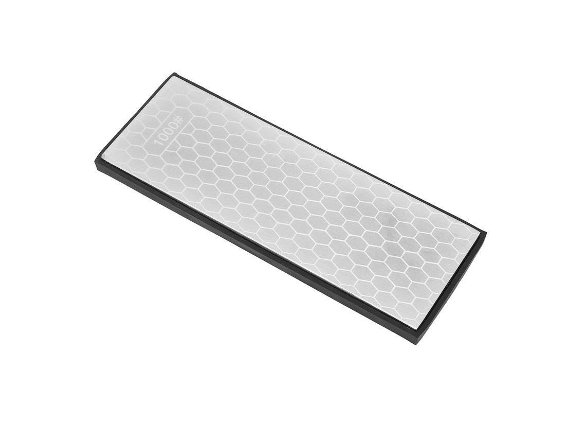 Laxiscreed Pedra De Afiar De Diamantes Lado Duplo 400/1000 Com Base Antiderrapante