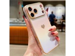 Capa Para Iphone 17 Pro Em Tpu Eletroplaqueado Com Cores Vibrantes - Roxo