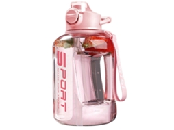 Garrafa de água de 1700ml com canudo MDUG