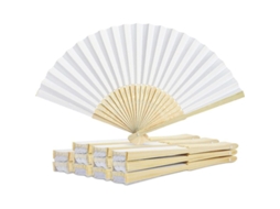 Vento De Casamento, 12 Peças Vento De Papel Branco Decorativo, Diy Para Decoração E Presente