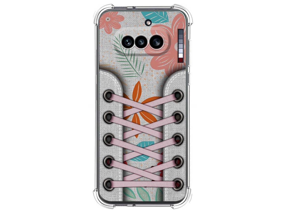 Capa Tumundosmartphone De Silicone À Prova De Choque Para Nothing Phone 4a 5g Com Estampa De Tênis 09 Desenhos