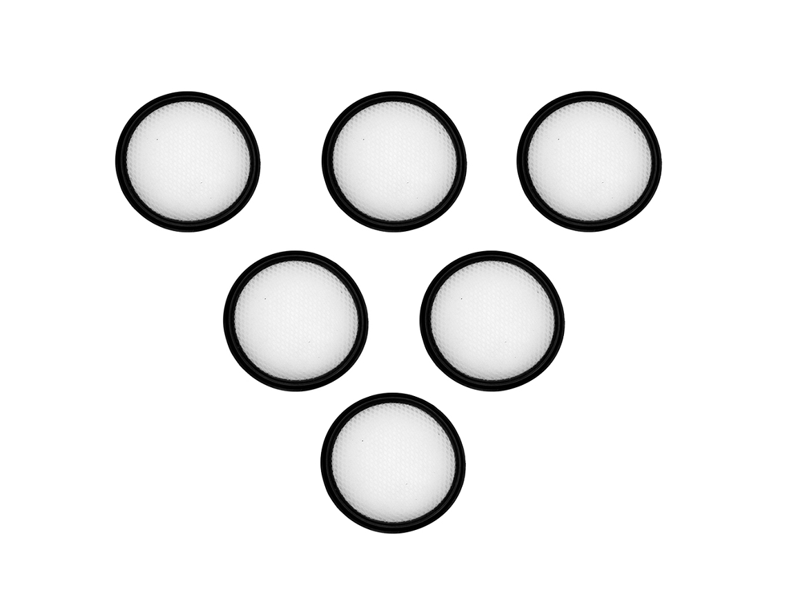 6 peças adequadas para proscenic p8 ferramenta 98x90x14mm acessórios filtro aspirador de pó branco preto pacote peças úteis duráveis