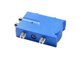 Amplificador de Tv Bidirecional Kkmoon 2 Entradas Amplificador de Sinal de Antena de Tv com 4 Saídas Divisor de Sinal de Tv de Baixo Ruído a Azul