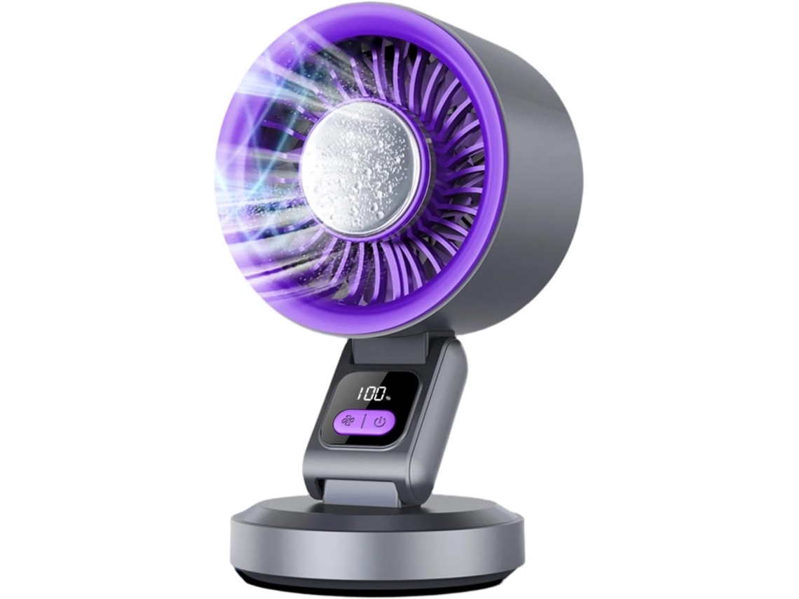 Ventilador De Mesa Silencioso Com 199 Velocidades, Para Montagem Na