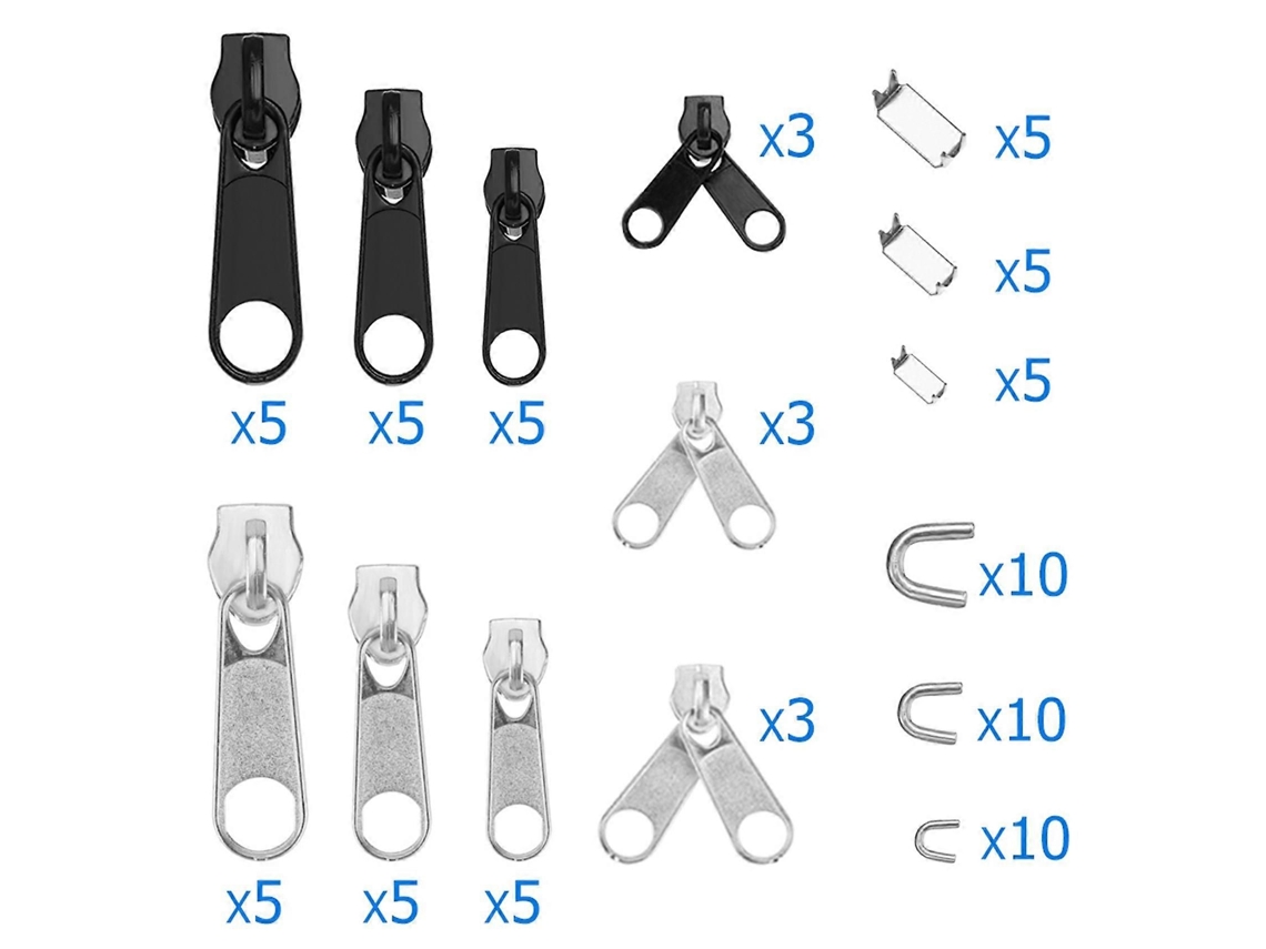 Kit De Reparo Com 85 Fechos E Alicates