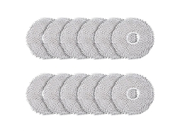 Pacote com 12 Lenços Umedecidos para Aspirador Robô X10+ e L10s Ultra/l10 Ultra, Acessórios para Esfregão de Microfibra BRILVIBERA