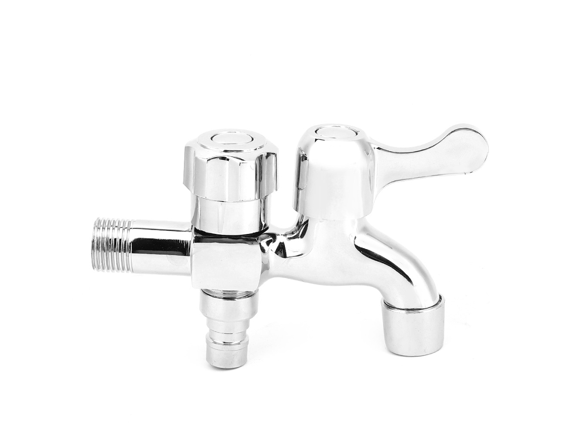 Torneira de cobre G1/2 com uso duplo para máquina de lavar e pia S/MARCA
