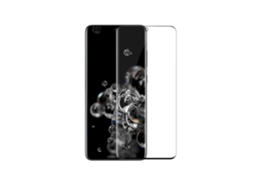 Protetor de tela de vidro curvo com cola total - Samsung Galaxy S20 Ultra / S20 Ultra 5G Preto