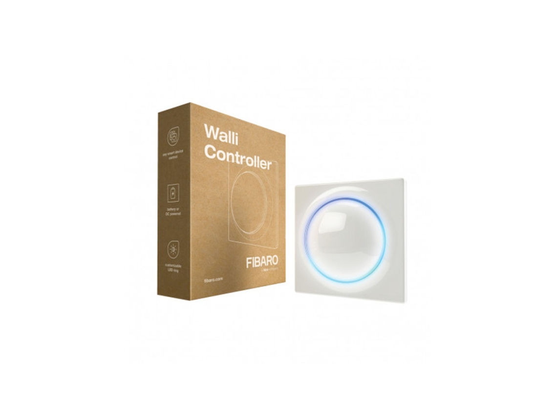 Transmissor FIBARO Walli Controlador Branco Montado na Parede Z-Wave Plus V2