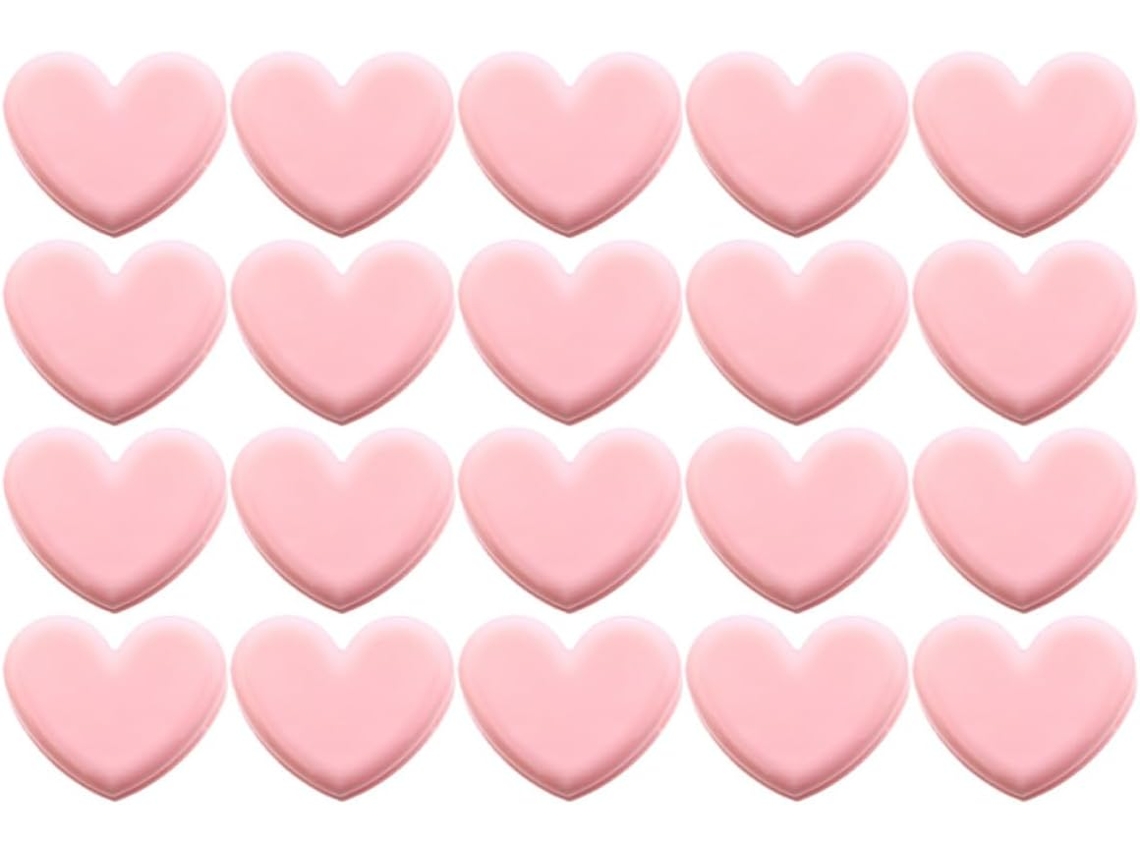 20 Clipes de Plástico Leves e Multifuncionais para Organização e Armazenamento, Cor Rosa, para Mesa e Casa