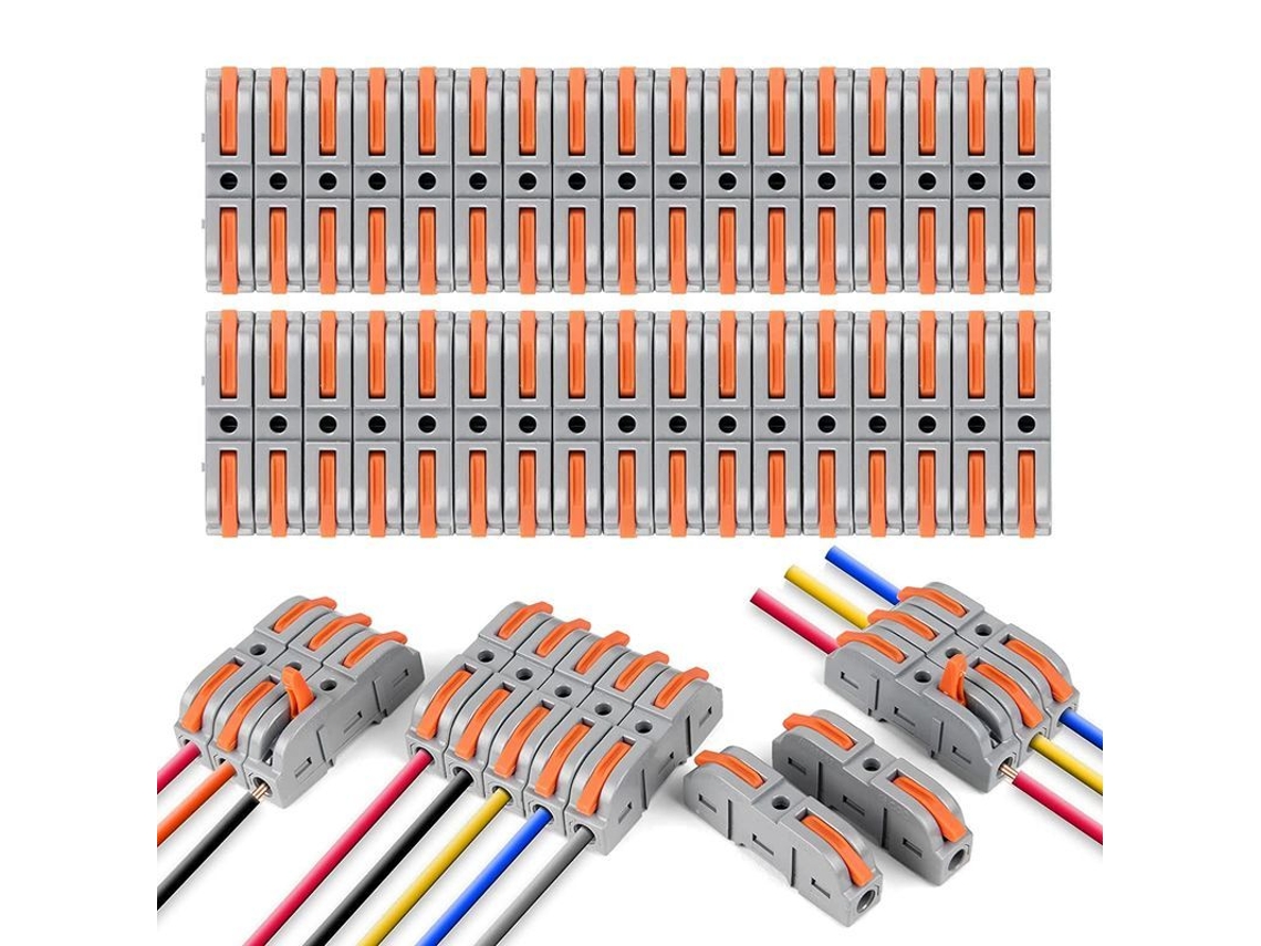 CONETTORES YURU Rápidos com Alavanca, 34 peças, para Fios, Combinação Livre, Pa/pc