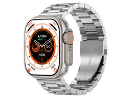 (pulseira De Aço Prateado) Smartwatch, Tela Hd De 2,1 Polegadas, Compatível Com Comunicação Nfc (near Field Communication).