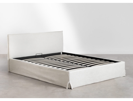 Cama Base Lorea Quebrado SKLUM Branco (160x200cm)