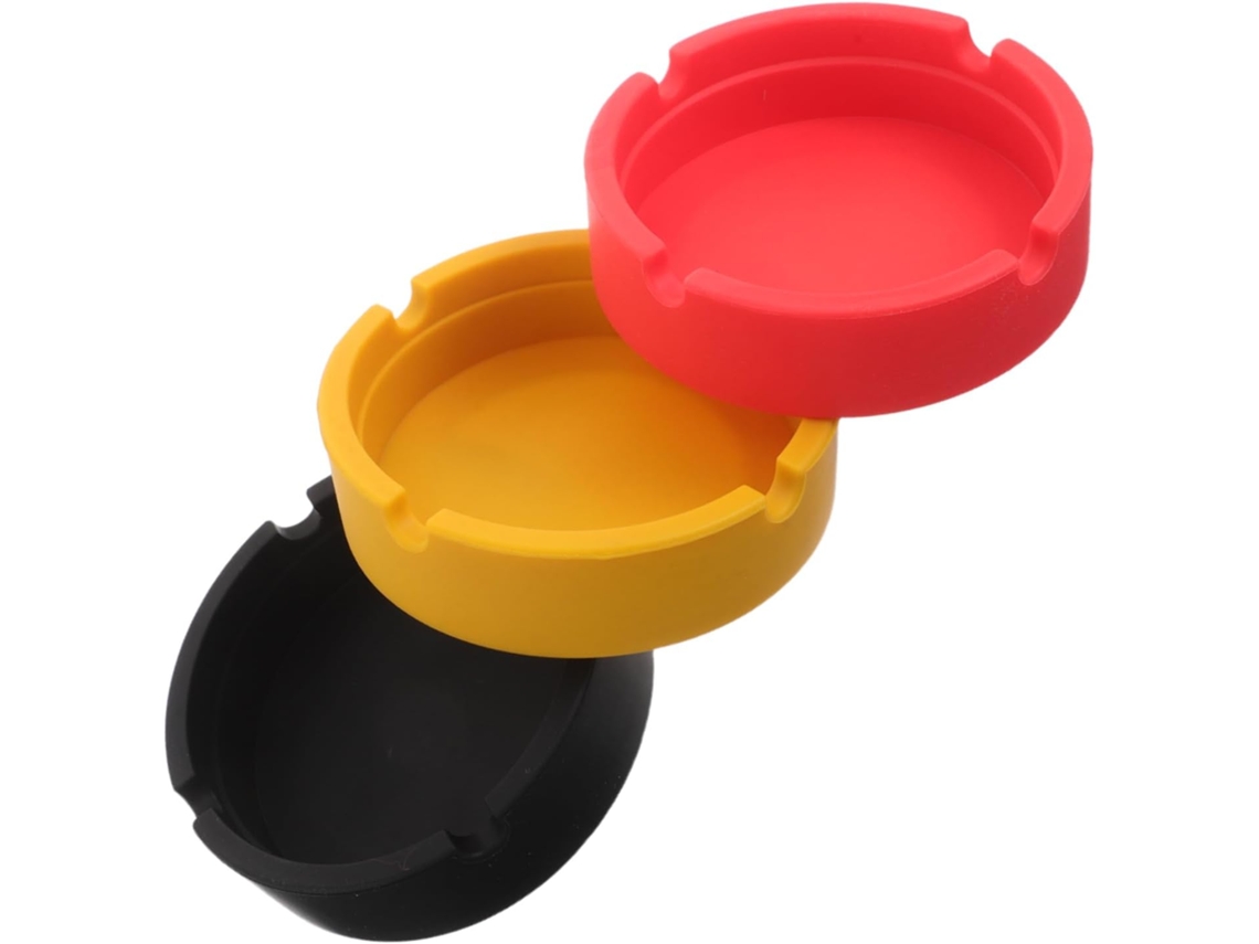 Cinto Redondo de Silicone para Carros, Conjunto de 3 Unidades, Inquebrável.