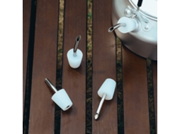 Bico de Inox com Tampa e Escova para Chaleira Café