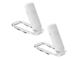 Luminária De Leitura Led, 2 Unidades, Recarregável, Intensidade Regulável, Usb, Clipe, Para Estudo, Cabeceira, Trabalho, Artesanato Ou Viagens