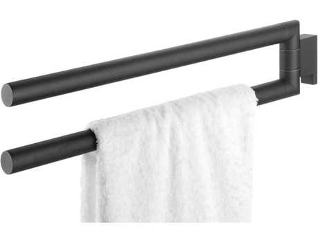 Suporte de Toalhas  (Inox - 2,5x9,7x46,2 cm - Preto)