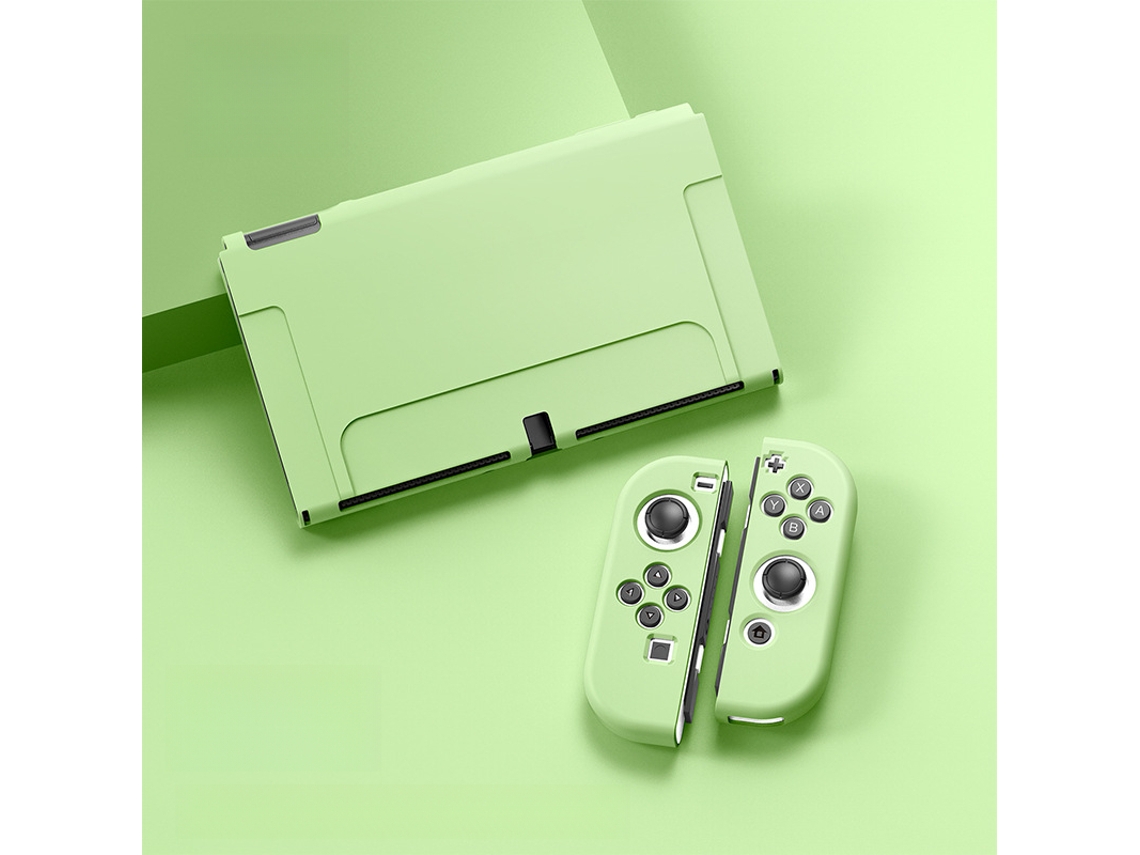 Capa para Nintendo Switch OLED, Protetora de Tpu Resistente a Quedas SPQMENT (verde)