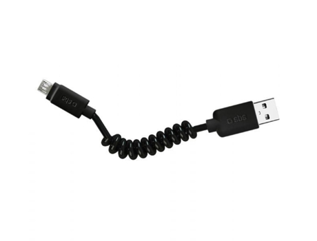 Cabo Micro-USB SBS Mola Preto — USB - Micro-USB | 0.5 M