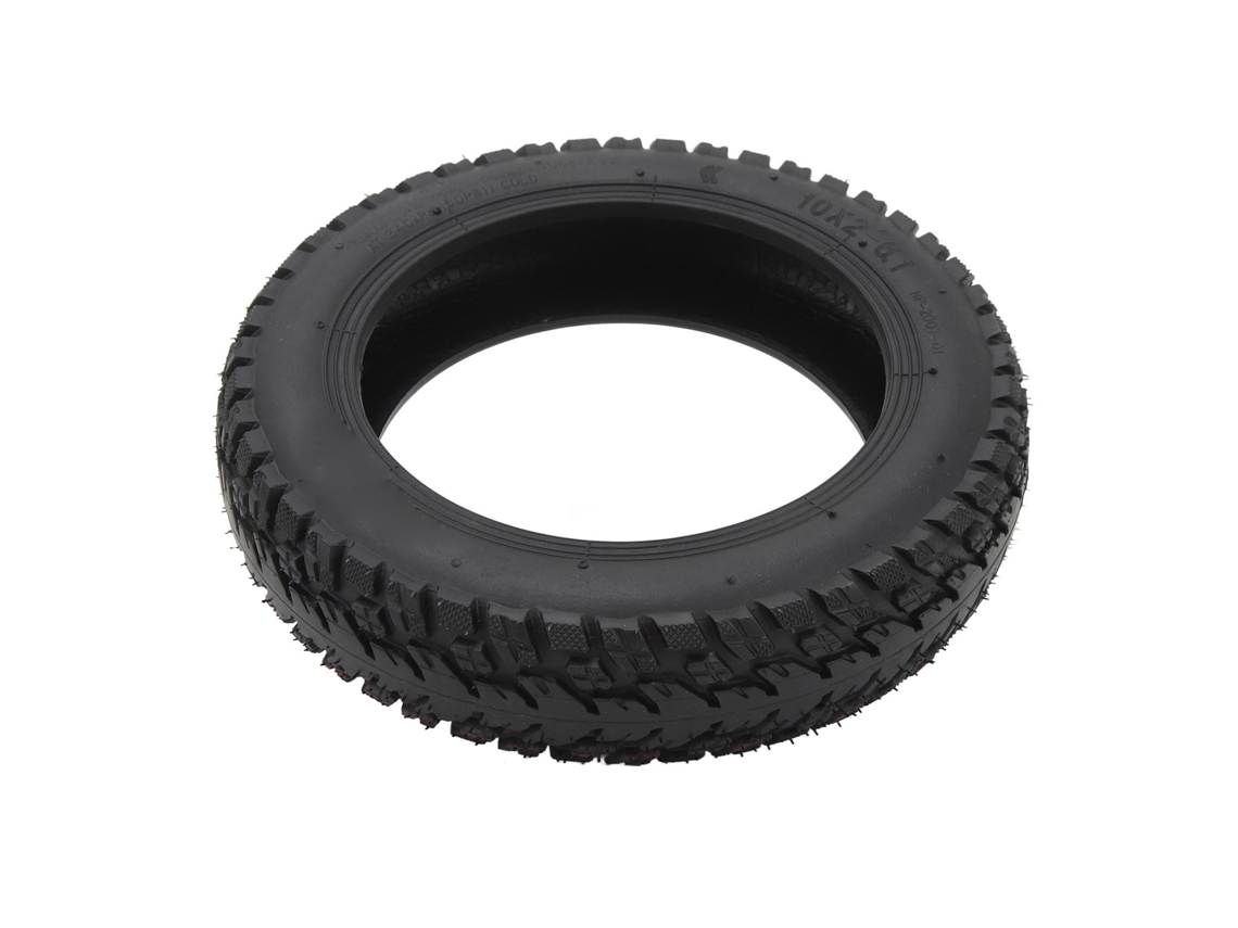 2026pneu De Patinete Elétrico 10x2‑6.1 Pneu De Borracha Sem Ar Para Condução Segura