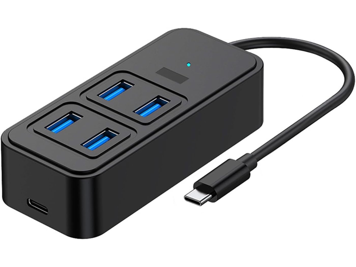 Adaptador Divisor Usb 3.0 De 5 Portas Com Função Reprodução, Ampla