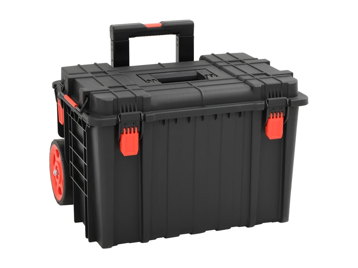 Flight Case, Flight Cases Vidaxl Preto Polipropileno (56.5 X 45.5 X 48 Cm)