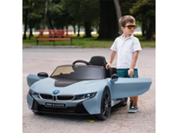 Carro Elétrico Bmw I8 Coupé 12v C/controlo Remoto E 2 Portas, 115x72,5x46cm, Azul