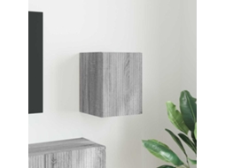 Vidaxl Armário De Tv De Parede 30 X 31 X 40 Cm Cinza Sonoma