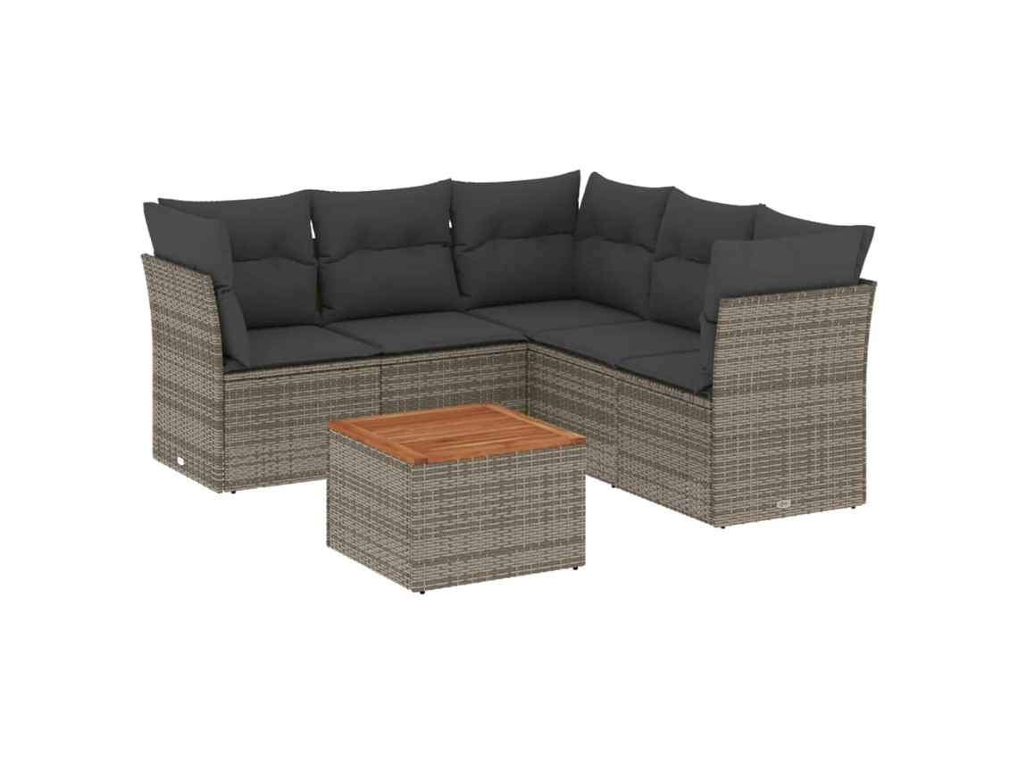 Garden Sofa Set, Garden Sofa Sets Vidaxl Cinzeto Rattan / Vime (n/a)