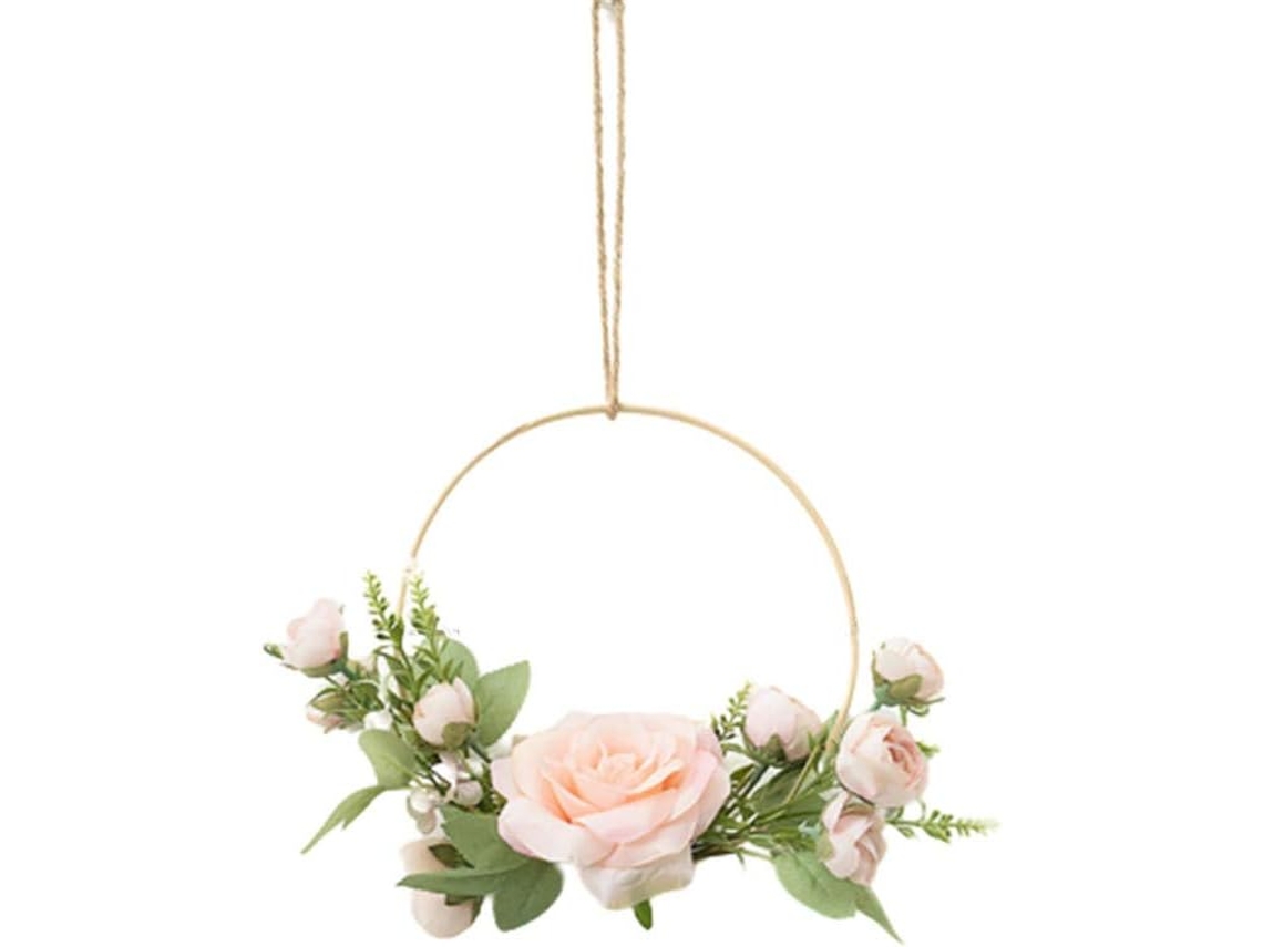 Coroa de Flores para Arco de Casamento, Flores Artificiais Decorativas para Parede. AQUAFORGE