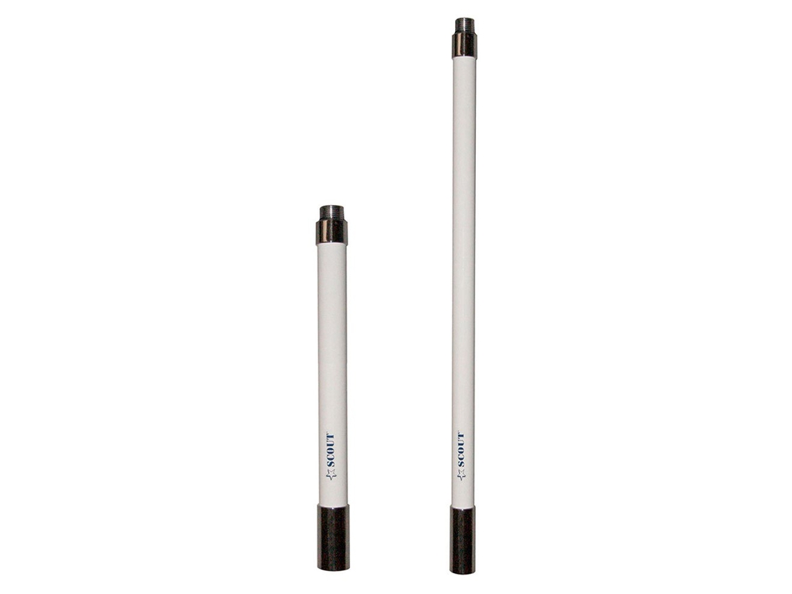 Extensão Da Antena Cb/Whf/Gps Prateado 30 Cmscout Telecomunicazioni