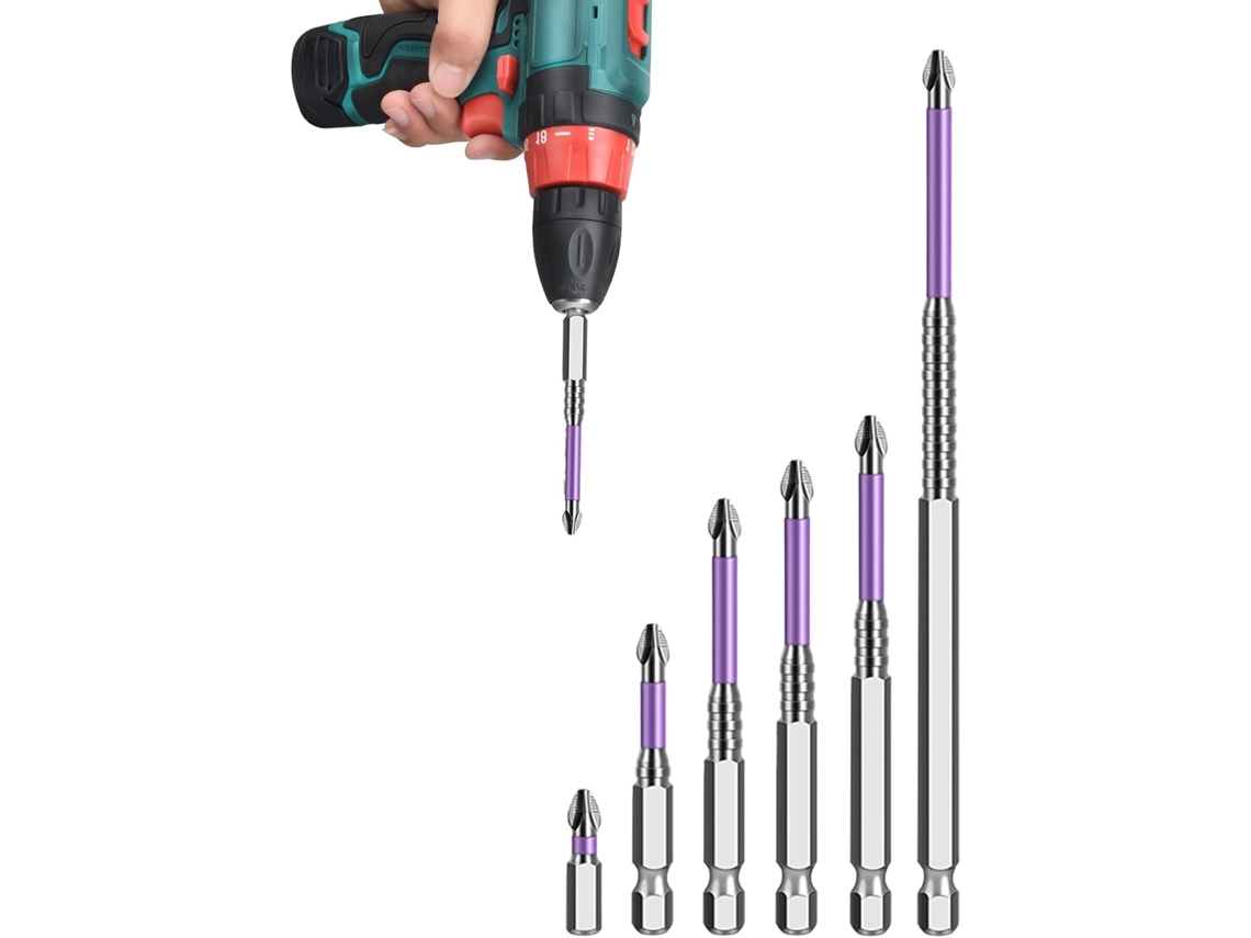 Conjunto De Brocas Magnéticas | Ponta Elétrica |