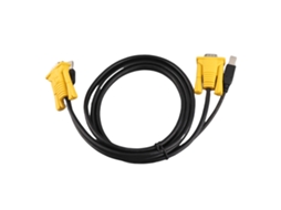 Cabos De Switch Kvm (conectando O Switch Kvm Para Transmitir Sinais Usb E Vga)