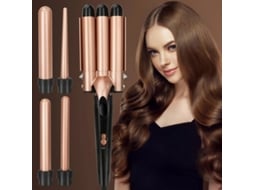 Em 1 Cabelo Onda Curling Ferro Profissional Lcd Exibição Cabelo Varinha Curler Para Salão Profissional Em Casa Diy Estilo Natural Trimtide