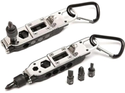 Mini Chave De Fenda Com Design Para Uso Externo, Ferramenta Multifuncional Portátil De Aço Para Reparos