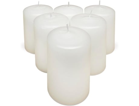 COM-FORT HOUSE- Velas Brancas Velas 6X10Cm Tealight Velas Decorativas Sem Perfume COM-FORT HOUSE