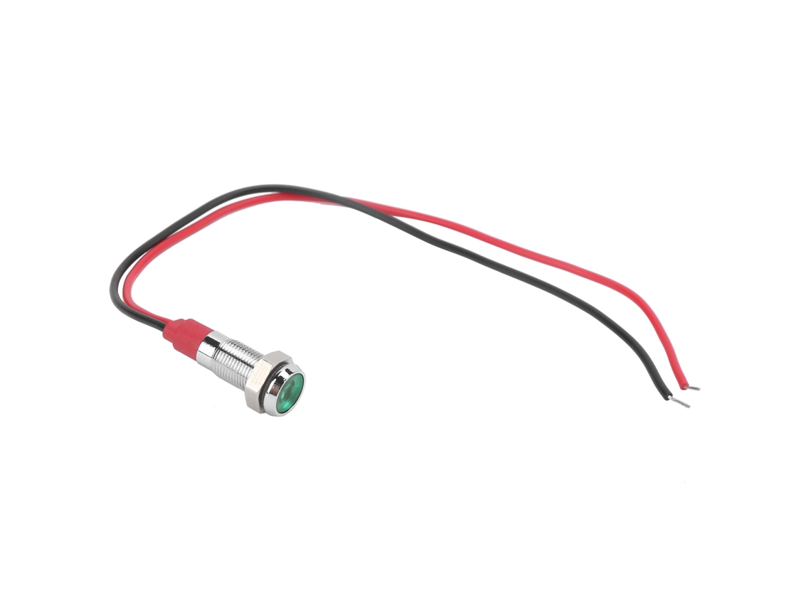 Indicador De Metal Led 6mm À Prova Dágua