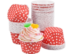 Conjunto De 50 Forminhas De Papel Para Muffins E Cupcakes, Para Assar E Apresentar Sobremesas Em Festas E Eventos