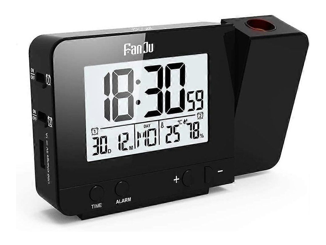 Despertador de Projeção Rádio Fábrica: Projeção, Térmico / Higrômetro com Projeção) GOKOCO