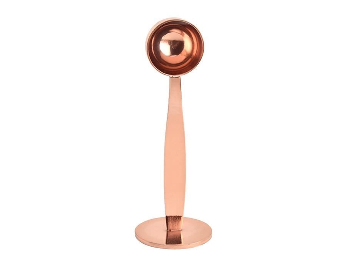 Moedor de Café Colher de Café Redonda de Aço Inoxidável em Pó Imprensa 2 em 1 Dupla Utilização Colher de Feijão de Café Cafeteira-Tipo 02