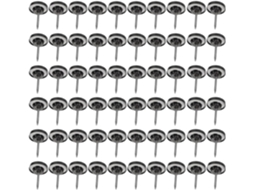 Tachinhas de parede de plástico e metal para carteira escolar, 3 caixas com 50 unidades cada, multiuso para fixação.