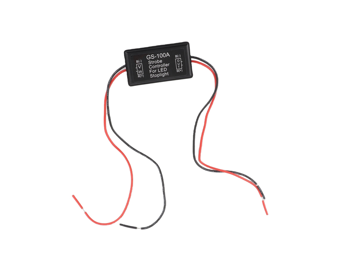 Controlador de Lanternas de Freio Led GS 100a Módulo Flash 12 24vdc S/MARCA