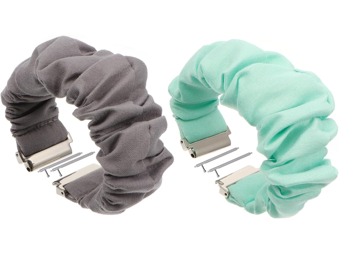 2 Pulseiras De Tecido Para Relógio, Pulseira Elástica Smartwatch,