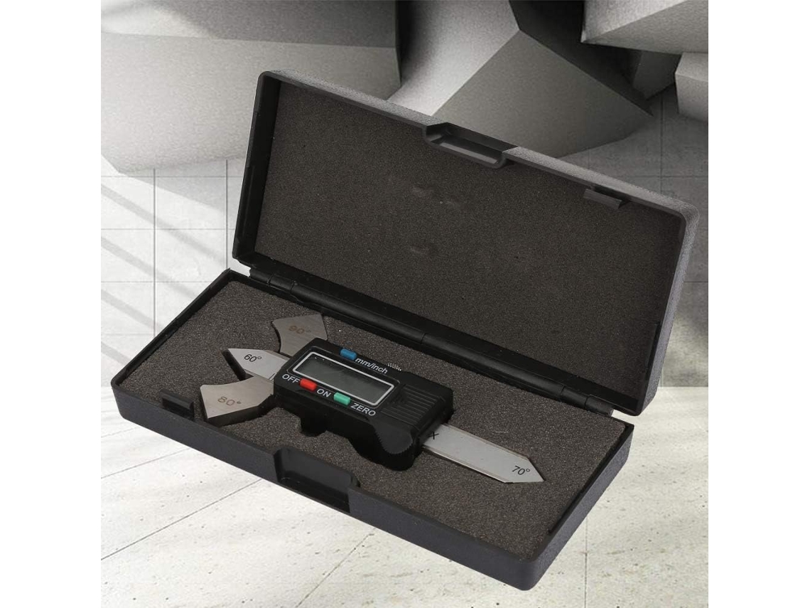 Medidor Digital De Inspeção Cordão Solda E Filete 20 Mm Com Conversão