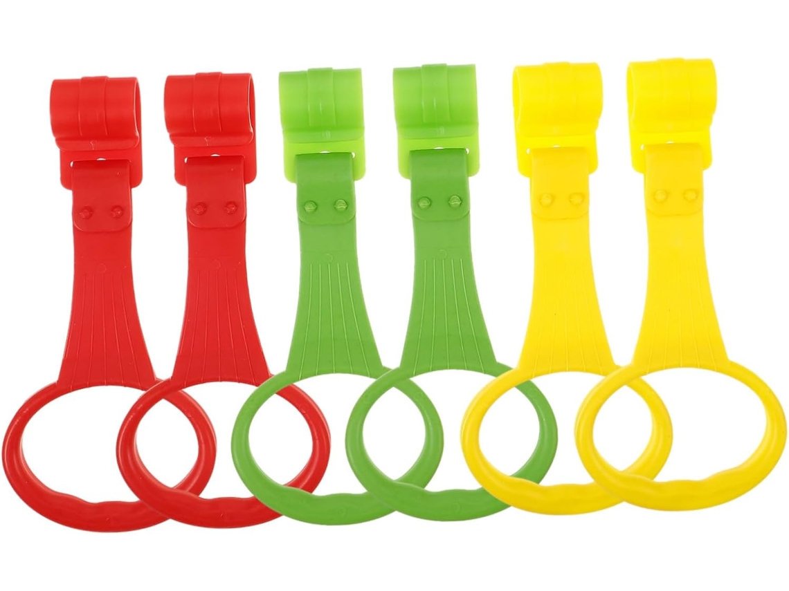 Conjunto de 6 Argolas de Aprendizagem para Meninos e Meninas, Argolas para Pendurar no Berço, CHABERLU