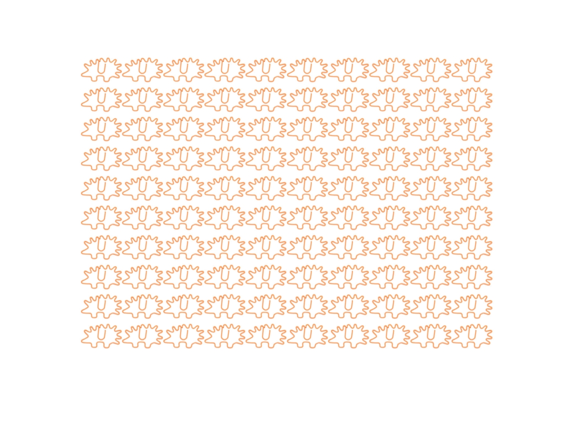 100 Mini Clipes De Papel Metálicos Galvanizados, Resistentes À Oxidação E Em Forma De Ouriço, Para Classificar Arquivos E Uso No Escritório.