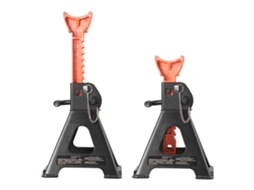 Cavaletes para Automóveis com Capacidade de 3 T, Macacos Estabilizadores Altura Ajustável 275 415 Mm, Aço Resistente Duplo Bloqueio Levantar Suv