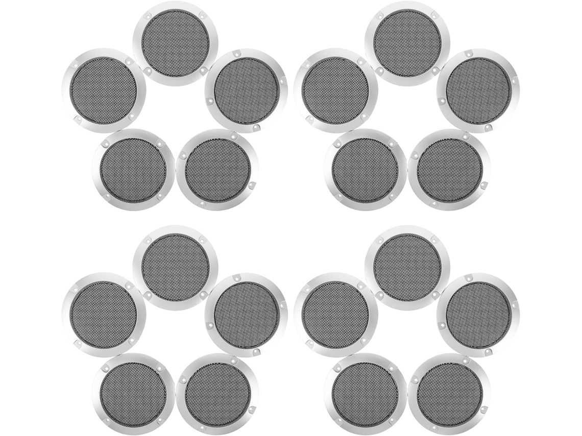 Grades De Proteção Para Alto-falantes De Carro Em Metal, 9,5 Cm, Pacote Com 20 Unidades.