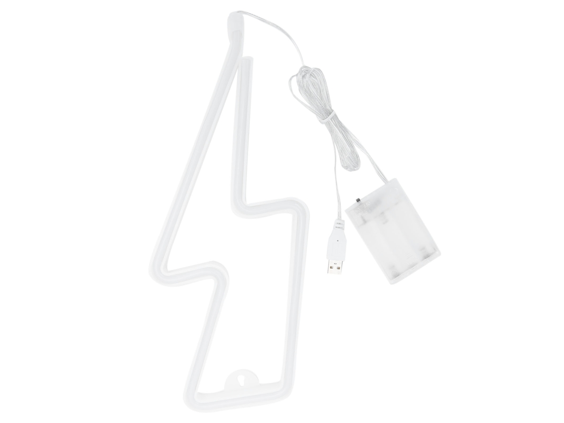 Luz de Néon LED USB/Bateria Rosa Decoração