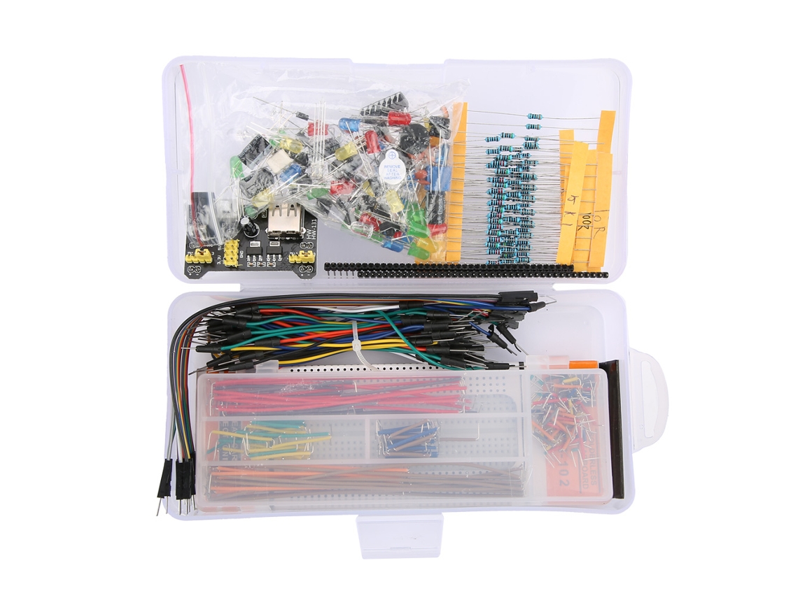 Kit De Eletrônica Avançado Laxiscreed Com Módulo De Alimentação Para Raspberry Pi E Stm32